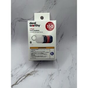 Deal Worthy Item Locator Up To 150 Feet Compatible With Apple Devices 4 Pack